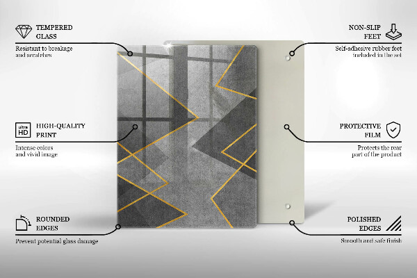 Protetor de placa de indução Formas nítidas