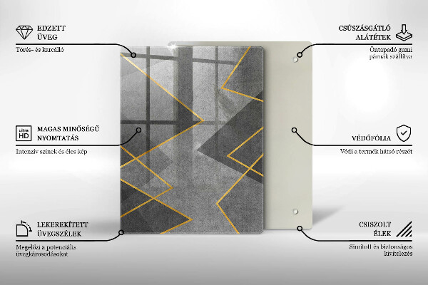 Protetor de placa de indução Formas nítidas