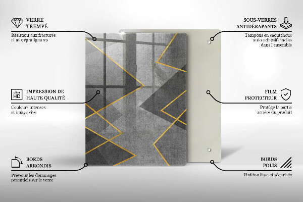Protetor de placa de indução Formas nítidas