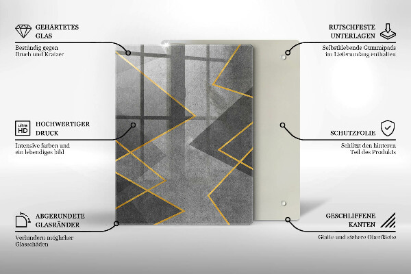 Protetor de placa de indução Formas nítidas