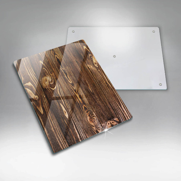 Protetor de bancada Textura de madeira