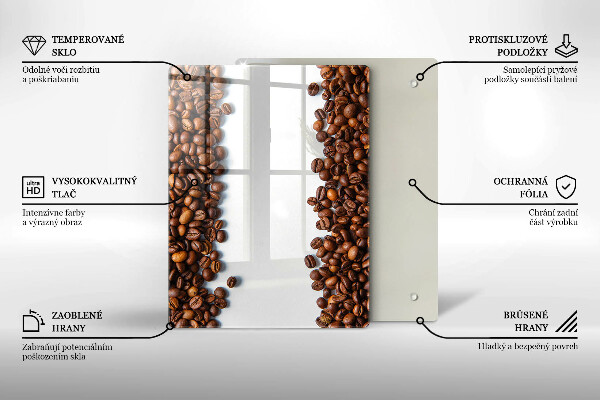 Protetor de placa de indução Grãos de café