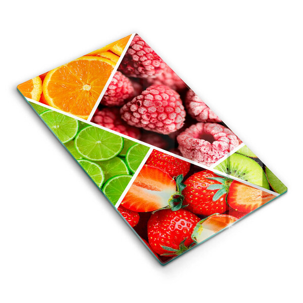 Protetor de bancada Frutas coloridas