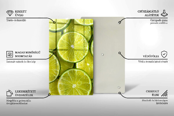 Protetor de bancada Fatias de limão