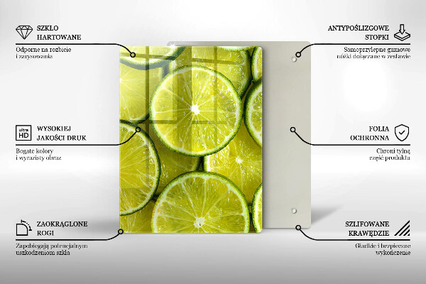 Protetor de bancada Fatias de limão