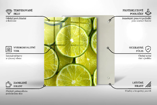 Protetor de bancada Fatias de limão