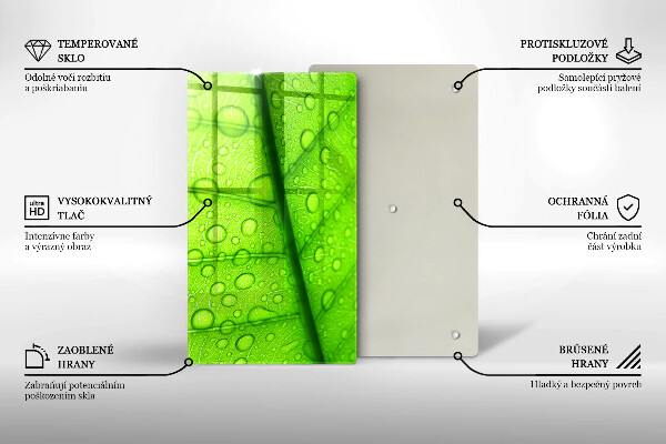 Proteção para placa de indução Close-up de uma folha