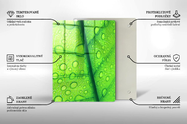 Proteção para placa de indução Close-up de uma folha