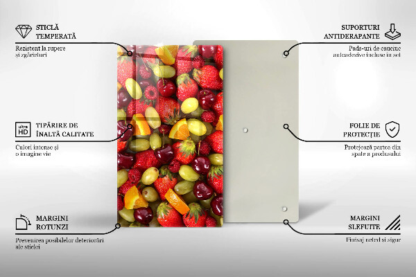 Protetor de placa de indução Frutas de verão