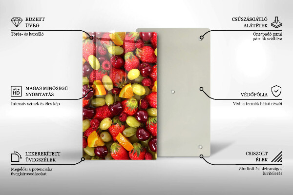 Protetor de placa de indução Frutas de verão