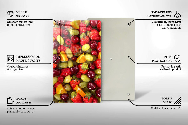 Protetor de placa de indução Frutas de verão