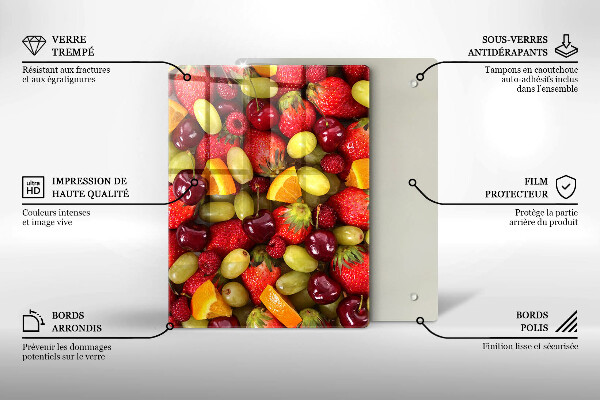 Protetor de placa de indução Frutas de verão