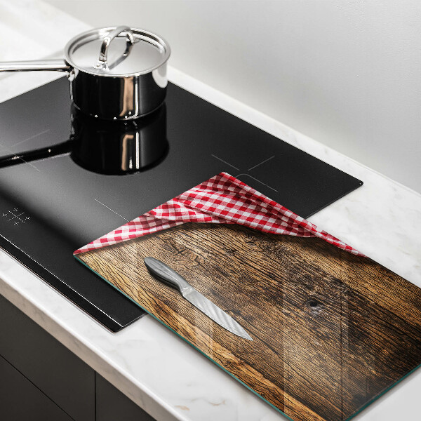 Protetor de placa de indução Mesa de madeira