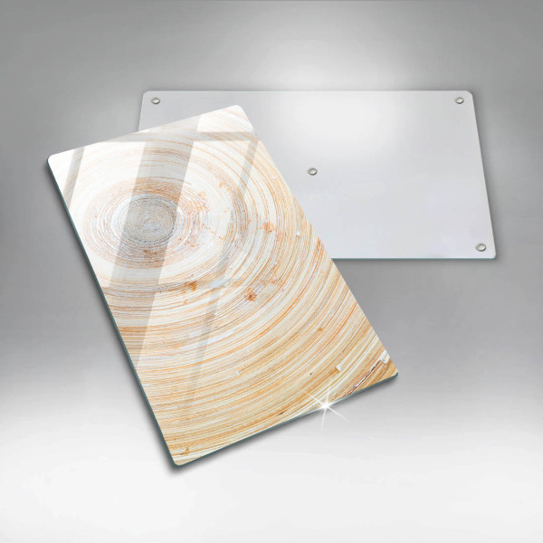 Proteção para placa de indução Textura de madeira