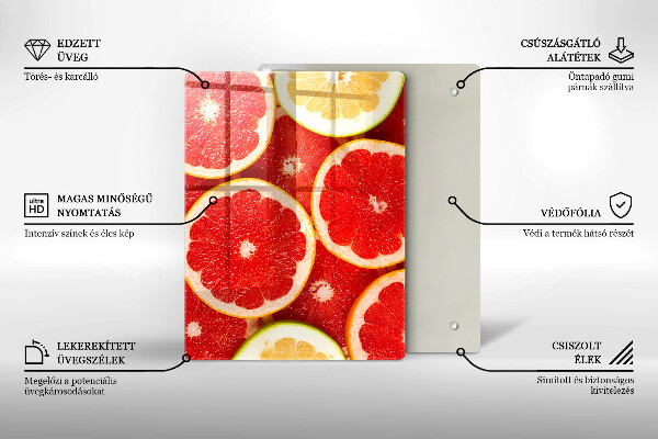 Protetor de placa de indução Fatias de toranja