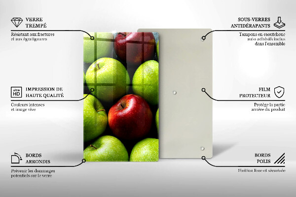 Protetor de bancada Maçãs suculentas