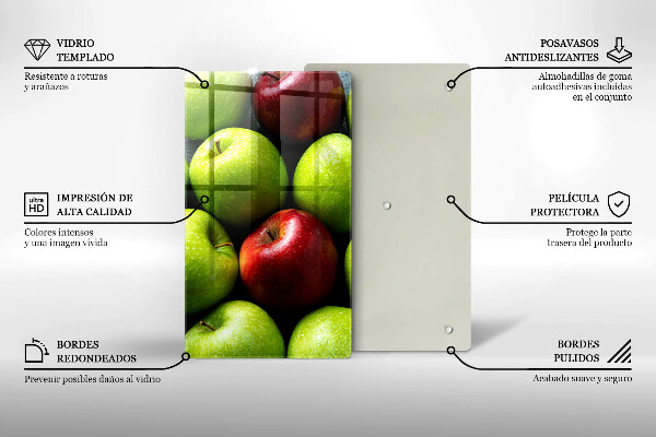 Protetor de bancada Maçãs suculentas