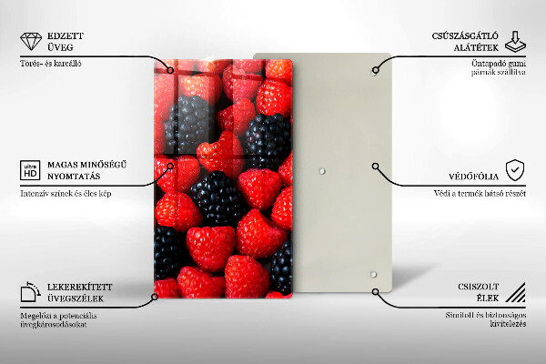 Proteção para placa de indução Framboesas e amoras