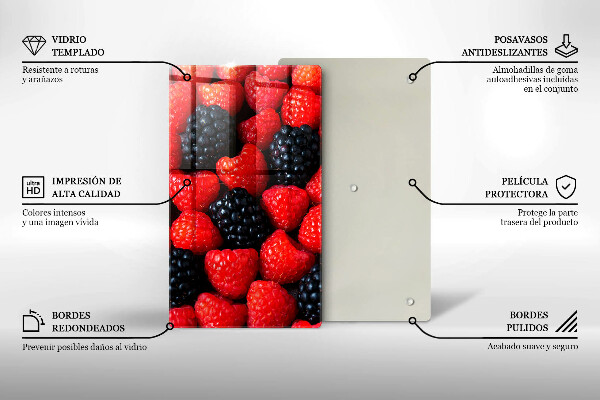 Proteção para placa de indução Framboesas e amoras