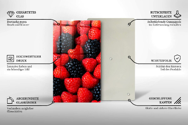 Proteção para placa de indução Framboesas e amoras