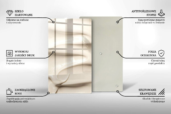 Proteção para placa de indução Sorvete cremoso