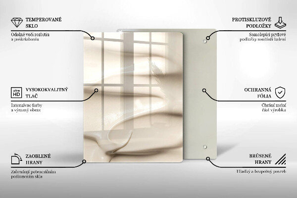 Proteção para placa de indução Sorvete cremoso