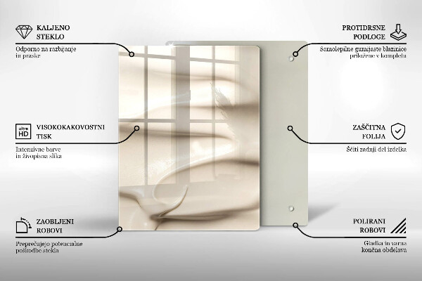 Proteção para placa de indução Sorvete cremoso