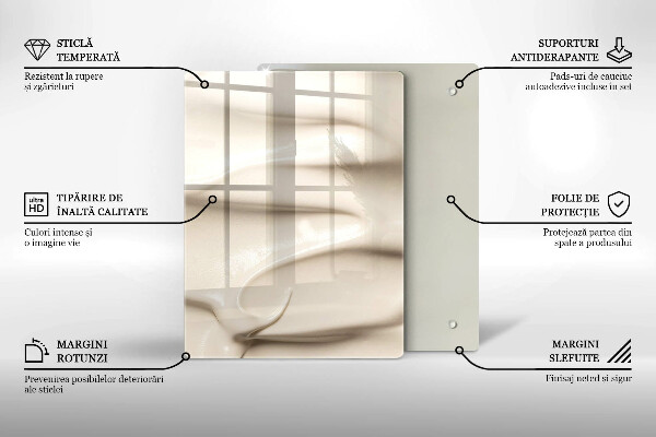 Proteção para placa de indução Sorvete cremoso