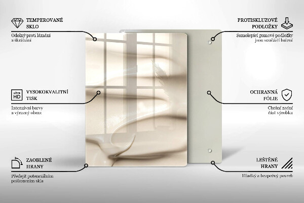 Proteção para placa de indução Sorvete cremoso