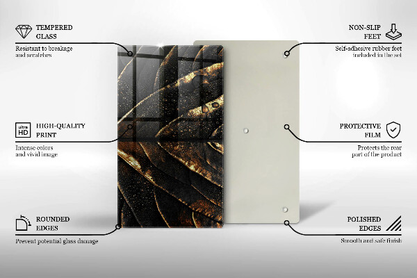 Protetor de placa de indução Folha de ouro