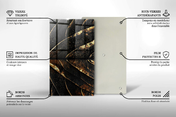 Protetor de placa de indução Folha de ouro