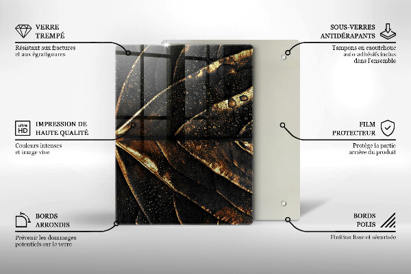 Protetor de placa de indução Folha de ouro