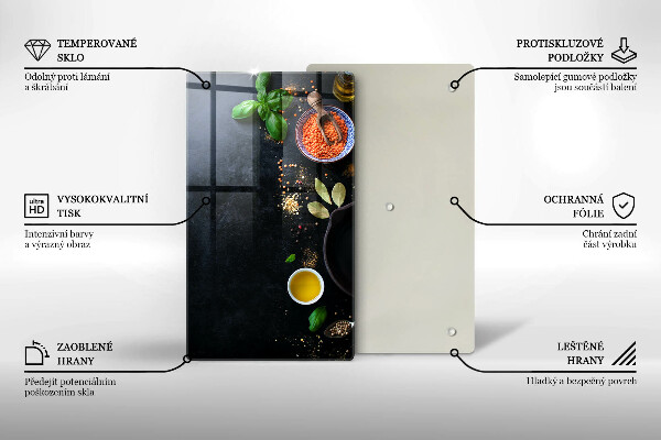 Proteção para placa de indução Tigelas de especiarias