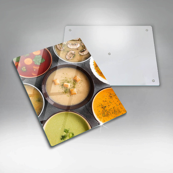 Protetor de placa de indução Sopas coloridas