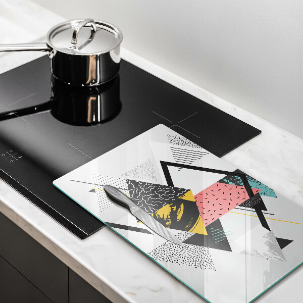 Protetor de placa de indução Triângulos abstratos