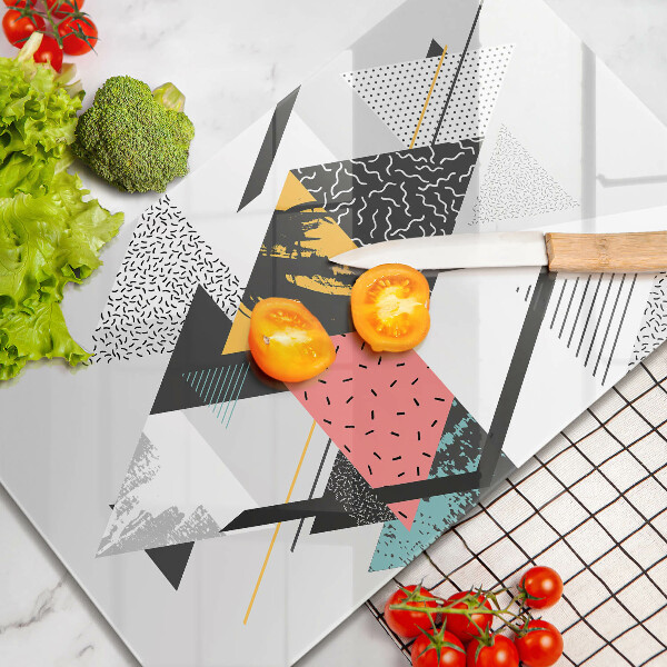 Protetor de placa de indução Triângulos abstratos