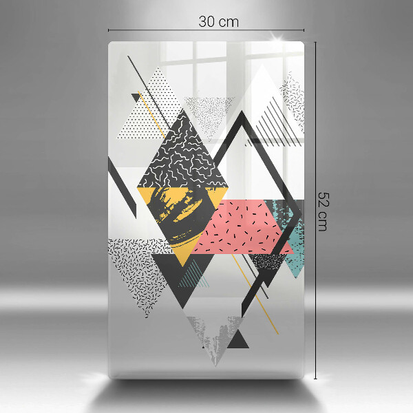 Protetor de placa de indução Triângulos abstratos