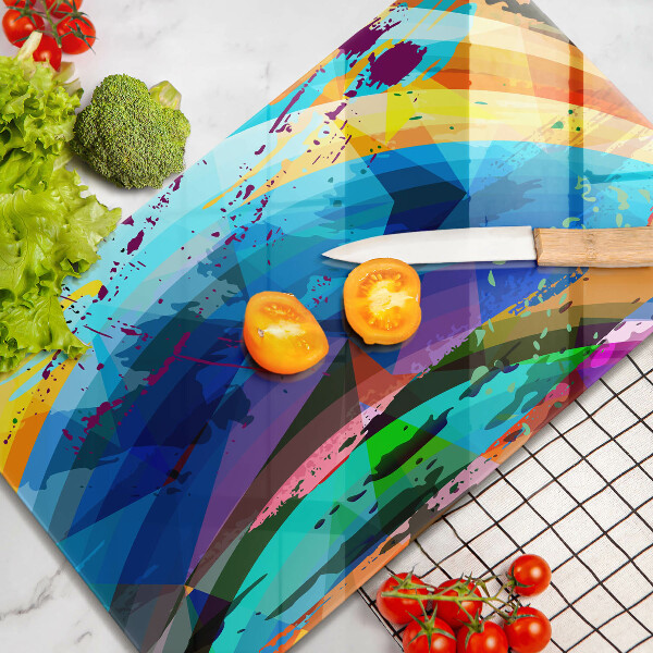 Protetor de placa de indução Manchas de tinta coloridas