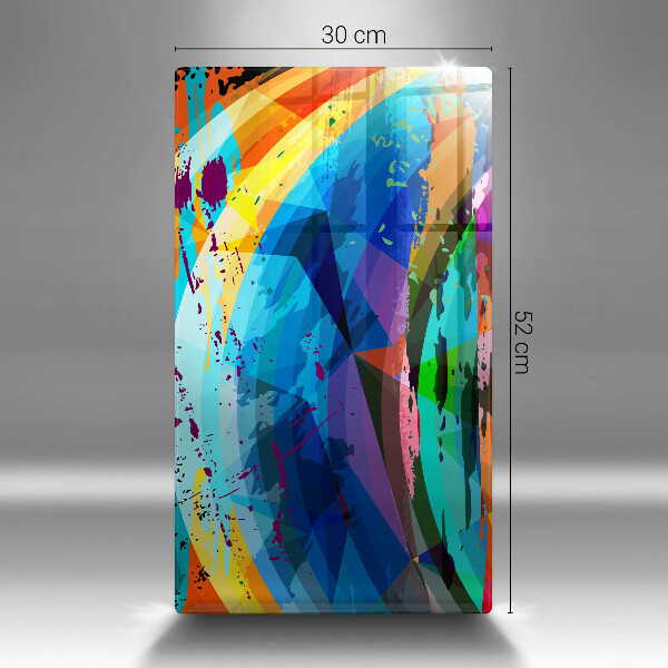 Protetor de placa de indução Manchas de tinta coloridas