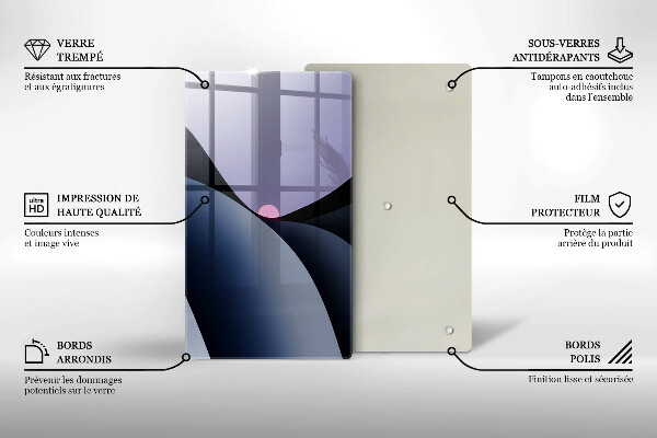 Protetor de placa de indução Formas abstratas