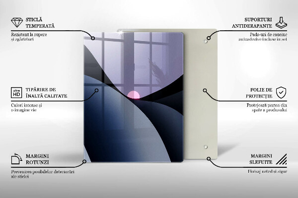 Protetor de placa de indução Formas abstratas