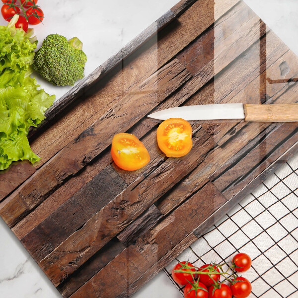 Protetor de placa de indução Tábuas de madeira decorativas