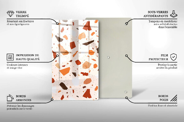 Protetor de bancada Grés decorativo