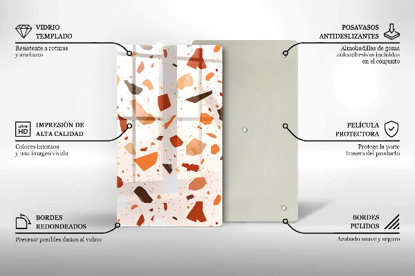 Protetor de bancada Grés decorativo