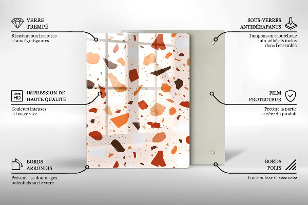 Protetor de bancada Grés decorativo