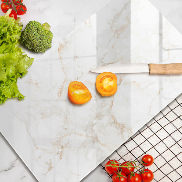 Protetor de bancada Pedra de mármore elegante