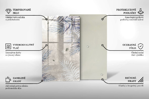 Protetor de placa de indução Folhas sutis