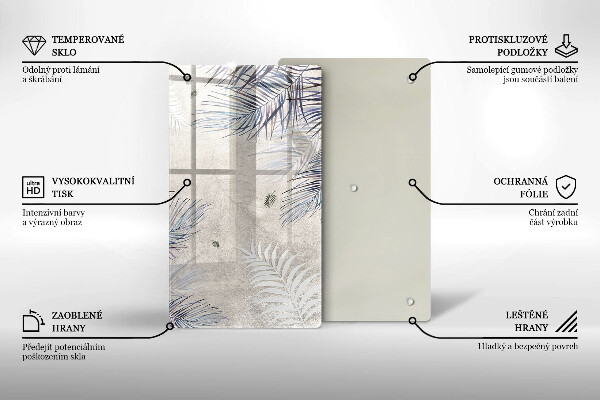 Protetor de placa de indução Folhas sutis