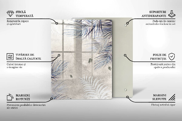 Protetor de placa de indução Folhas sutis