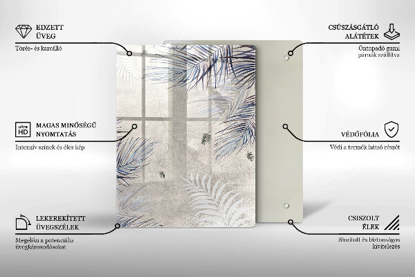 Protetor de placa de indução Folhas sutis